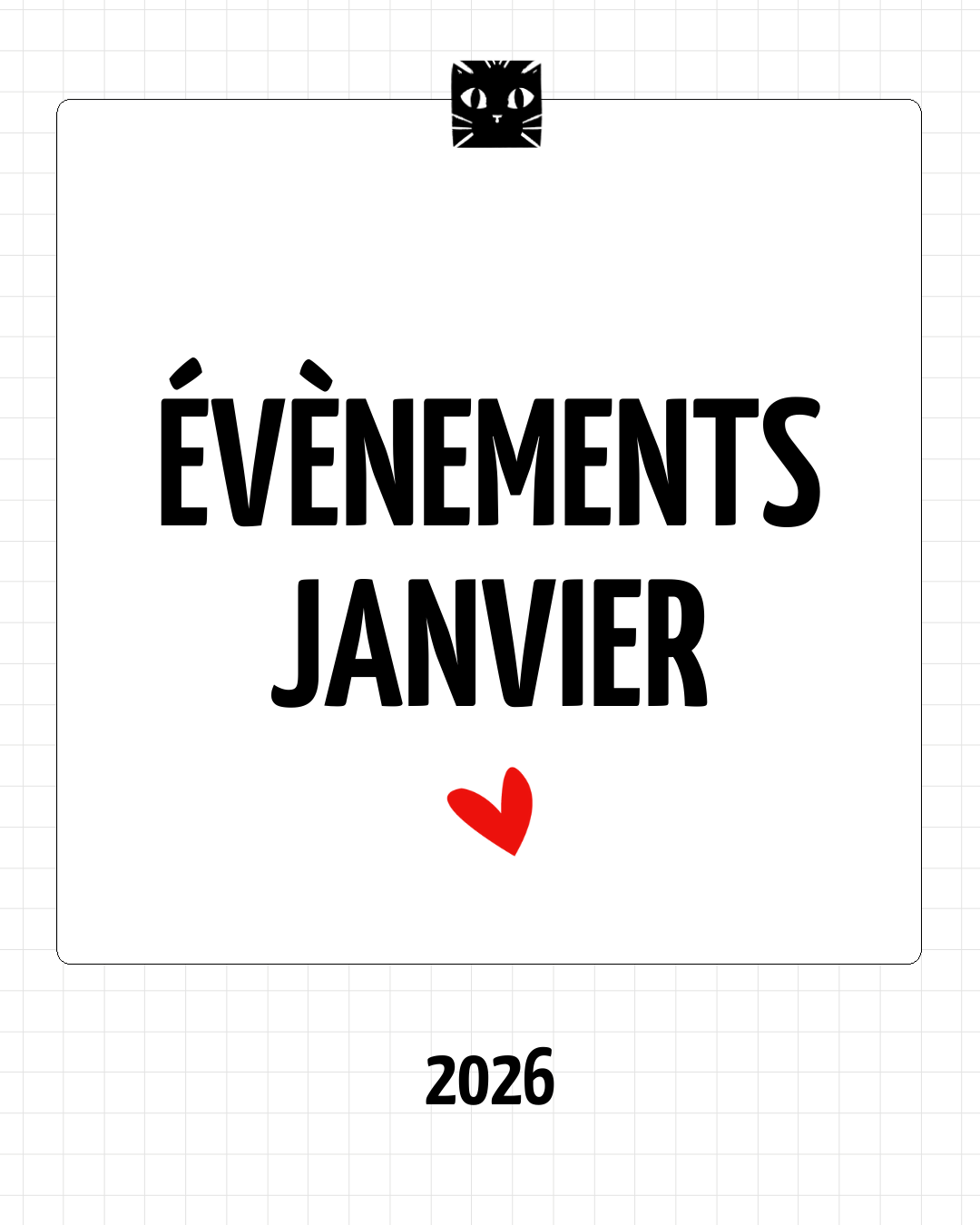 AGENDA JANVIER